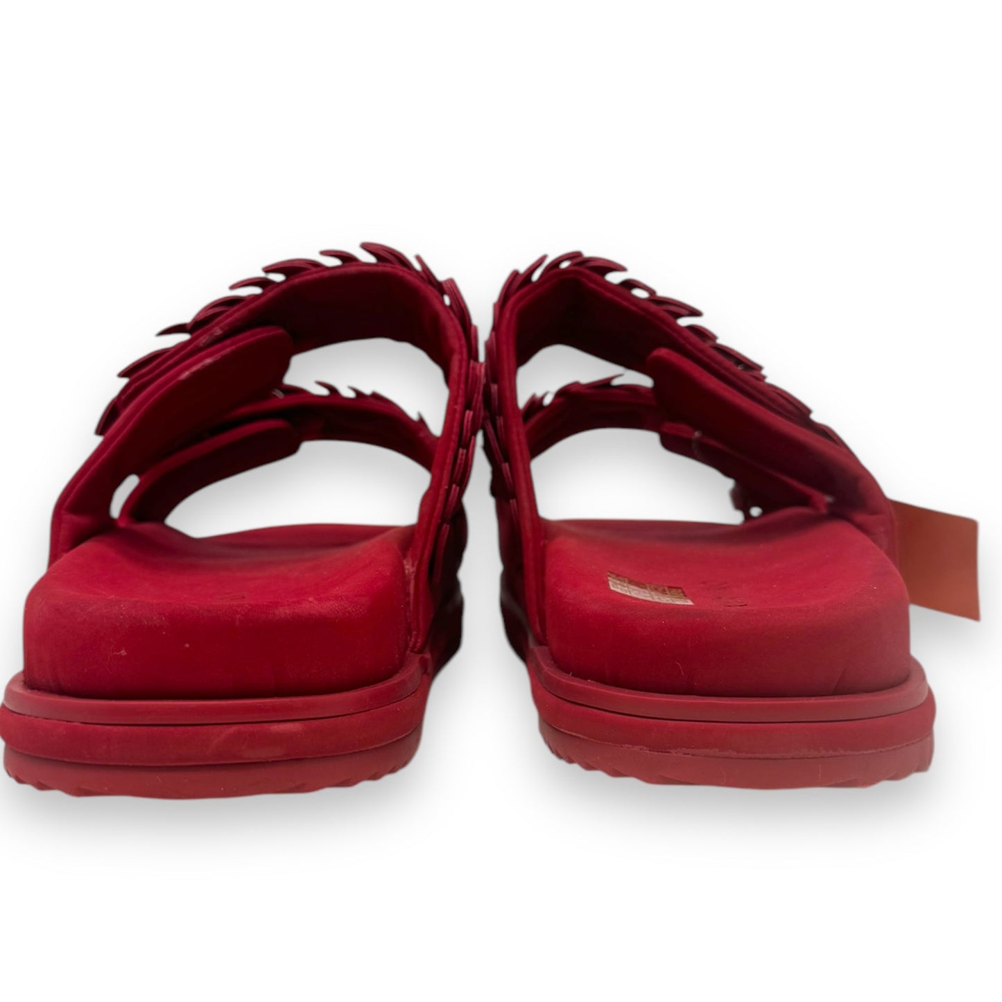 Mini Monstera Anatomic Slide Sandal By Farm Rio In Red, Size: 11