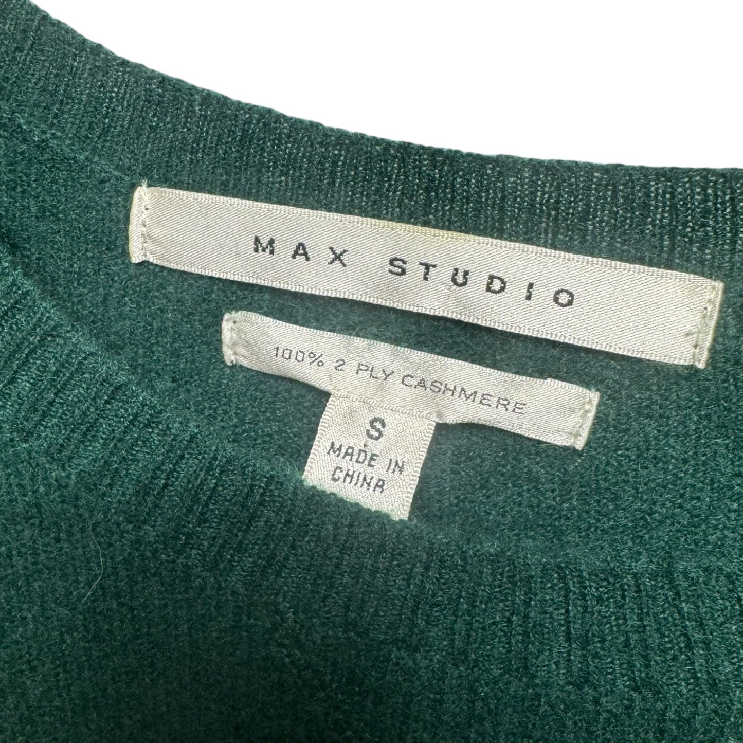 Sweater Cashmere By Max Studio In Green, Size: S