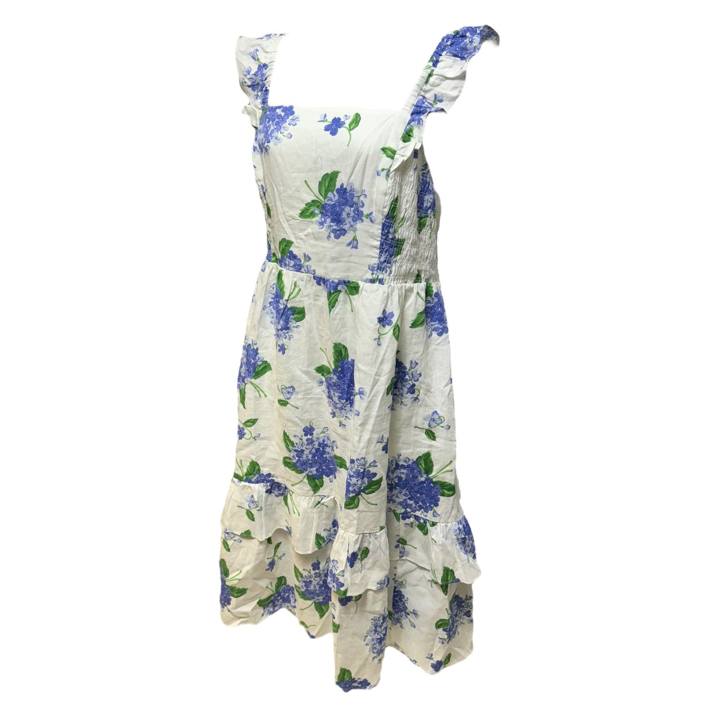 Carrie Ruffle Dress Casual Maxi By Draper James In Floral Print, Size: 2x