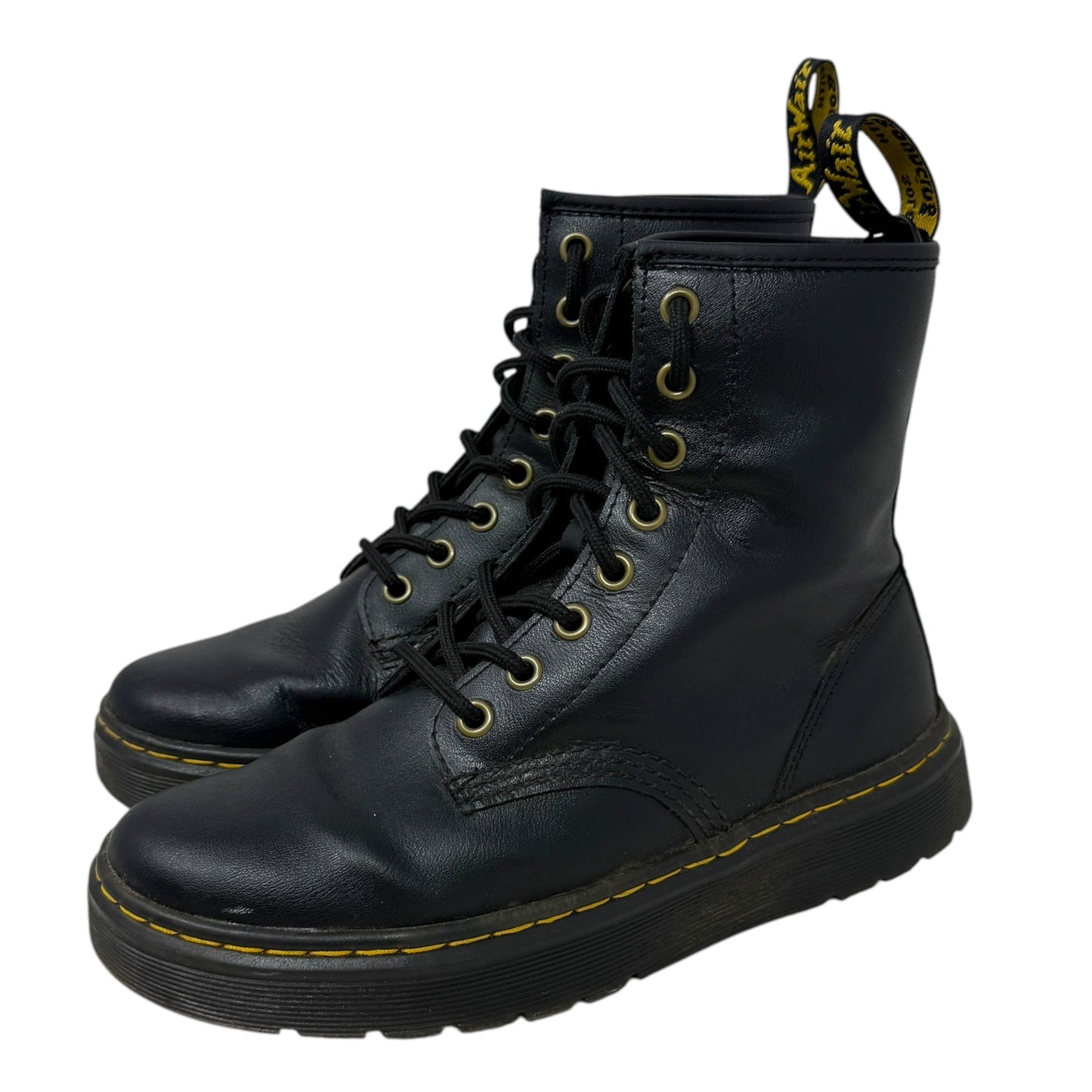 Zavala Leather Boots By Dr Martens In Black, Size: 6