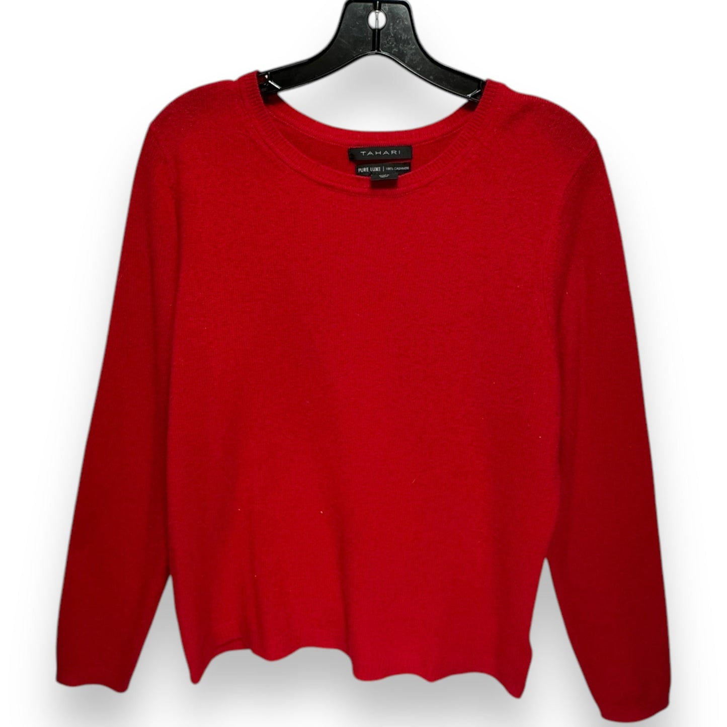 Sweater Cashmere By T Tahari In Red, Size: Xl