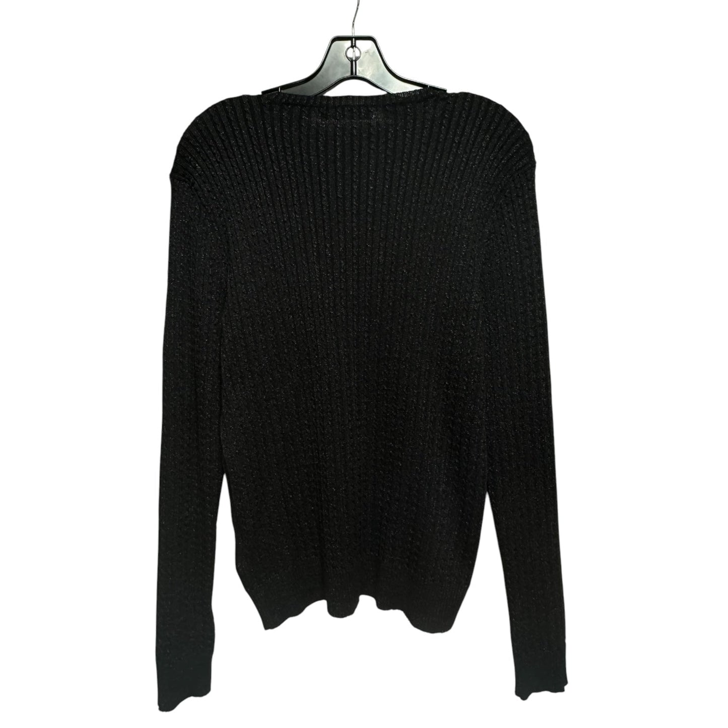 Sweater By Lauren By Ralph Lauren In Black, Size: Xl