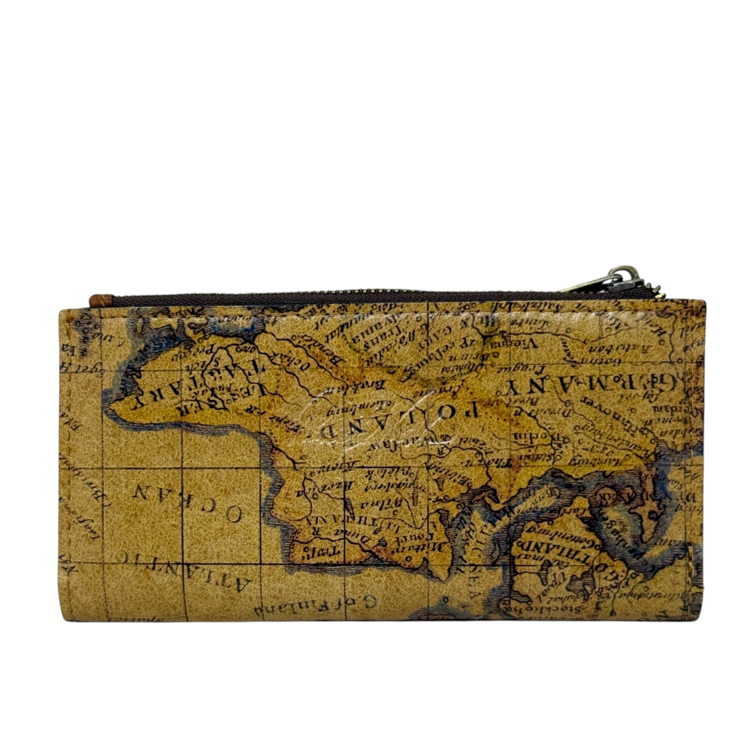 Nazari Wallet European Map Designer By Patricia Nash, Size: Medium