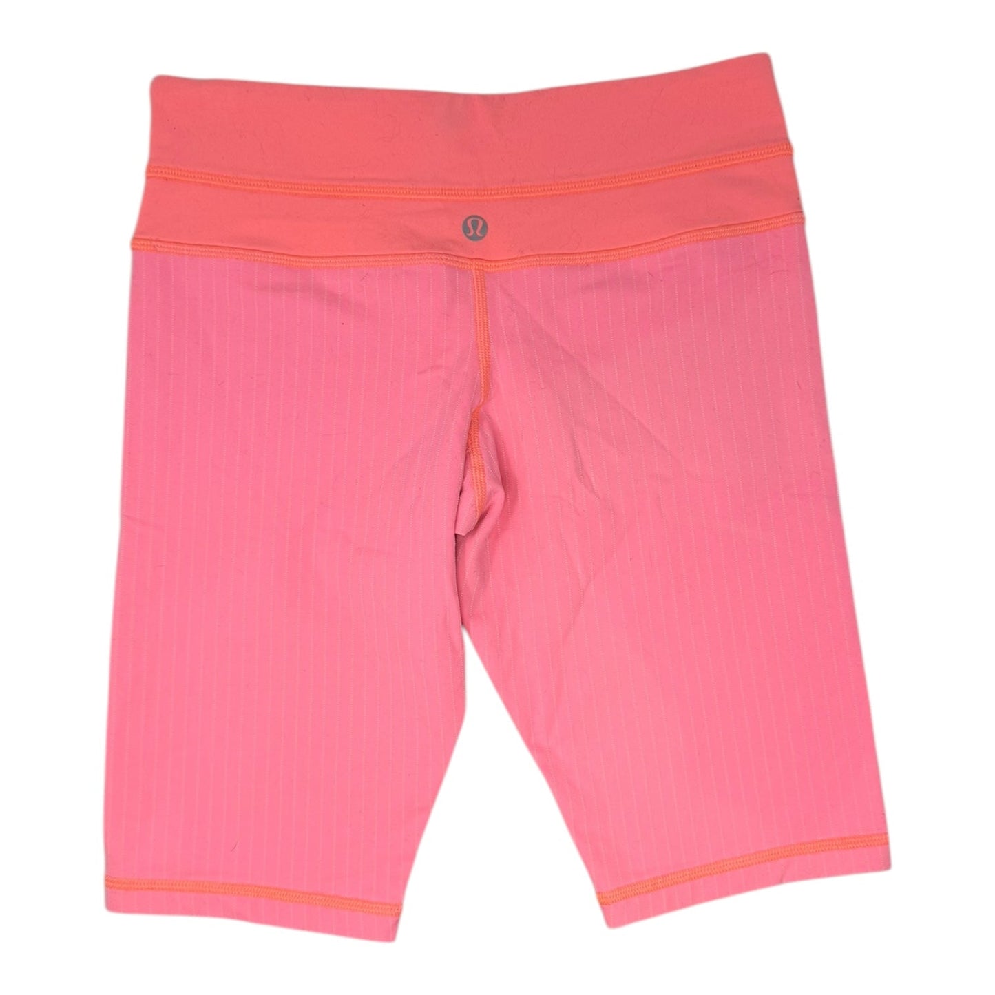 Athletic Shorts By Lululemon In Coral, Size: 4l