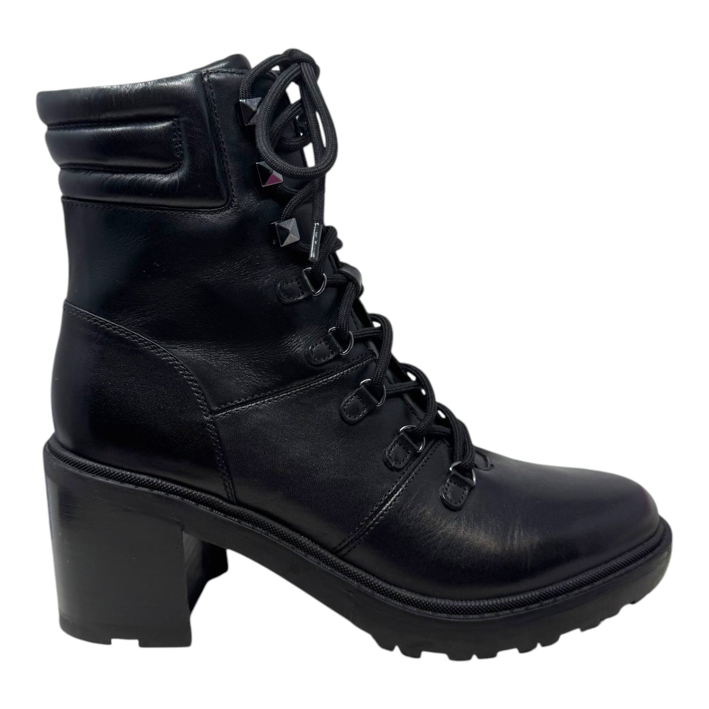 Laboni Combat Boots Ankle Heels By Marc Fisher In Black, Size: 9