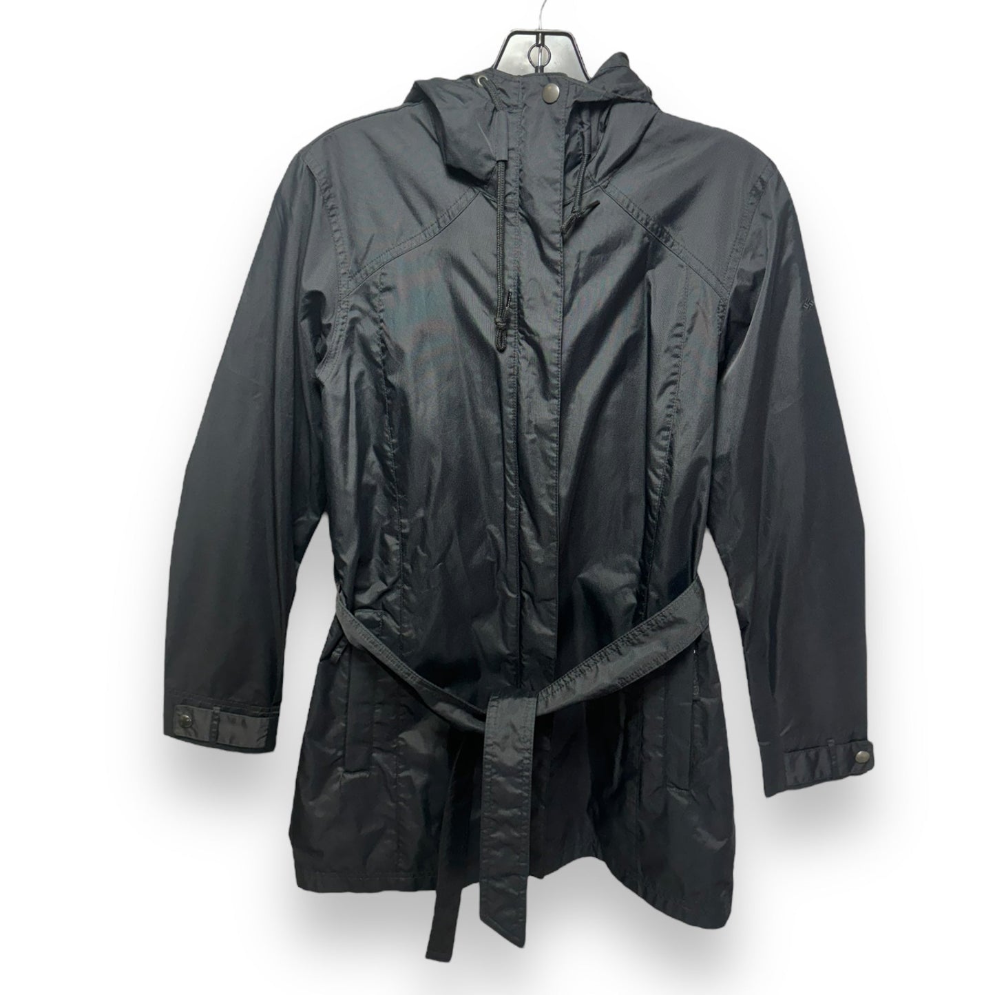 Coat Raincoat By Columbia In Black, Size: S