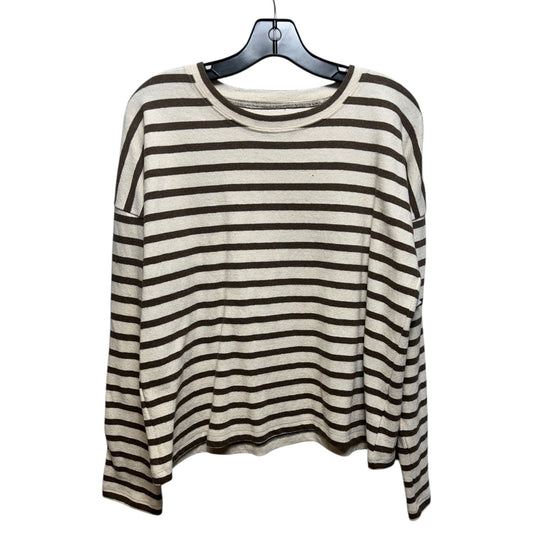 Sweater By Albion In Striped Pattern, Size: L