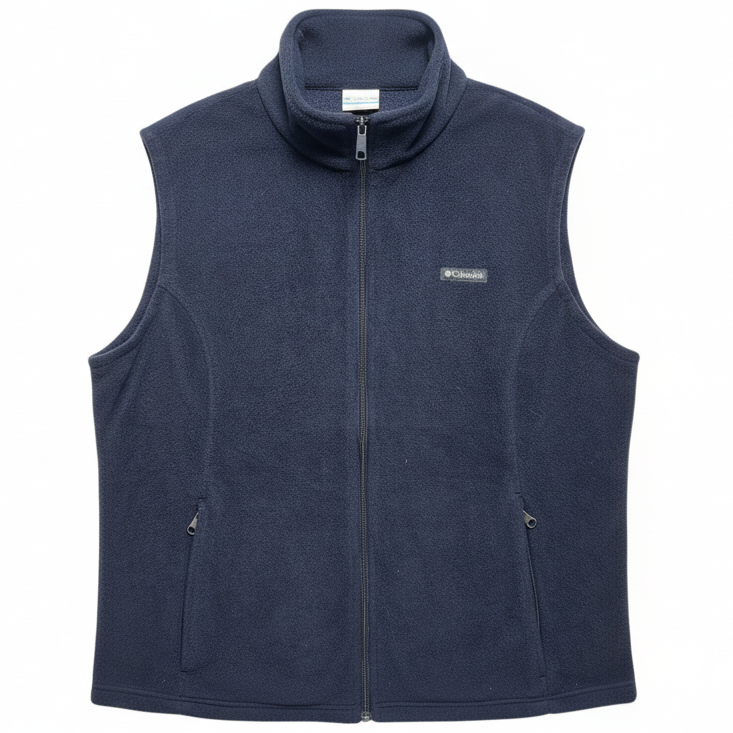 Vest Fleece By Columbia In Navy, Size: 2x