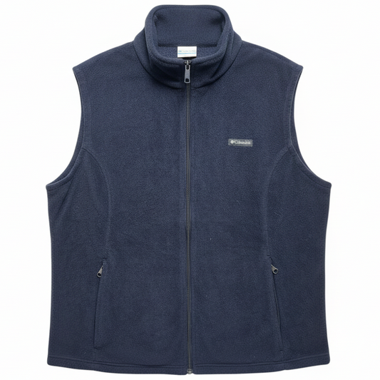Vest Fleece By Columbia In Navy, Size: 2x