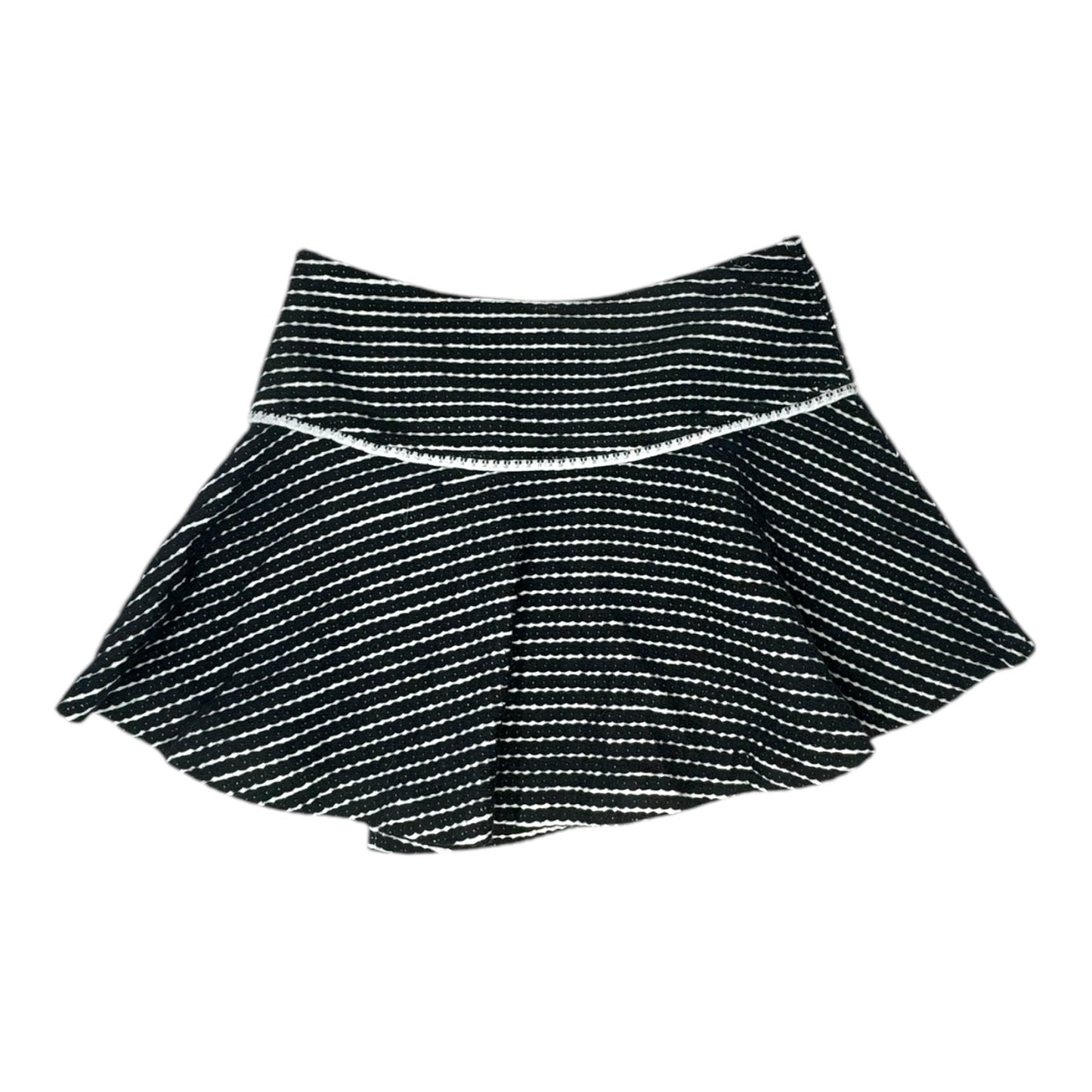 Skirt Mini & Short By Free People In Black & White, Size: 8