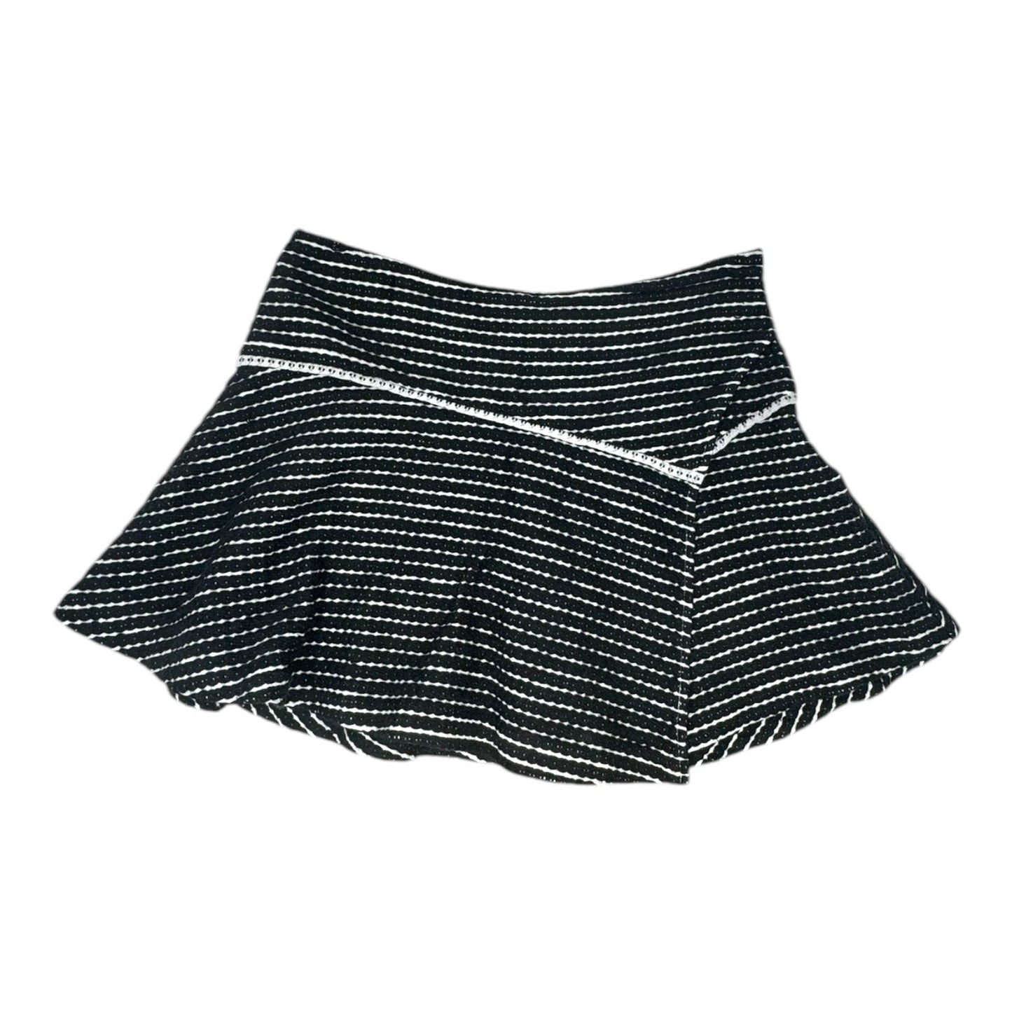 Skirt Mini & Short By Free People In Black & White, Size: 8