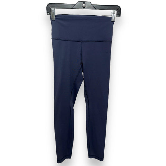 Athletic Leggings By Lululemon In Navy, Size: 4