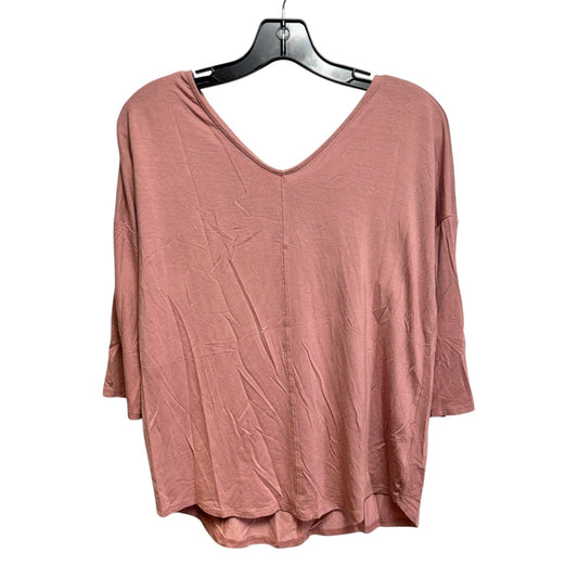 Top Long Sleeve By T Tahari In Pink, Size: M