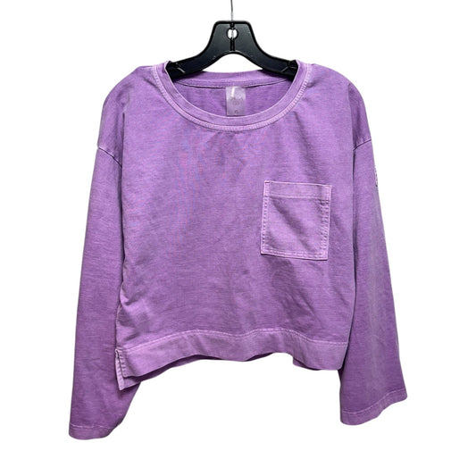 Athletic Top Long Sleeve Crewneck By Calia In Purple, Size: Xs