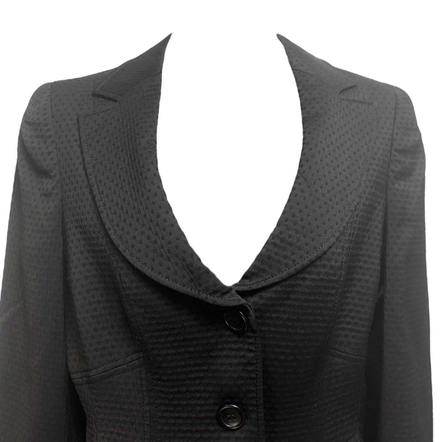 Blazer By Armani Collezoni In Black, Size: 4