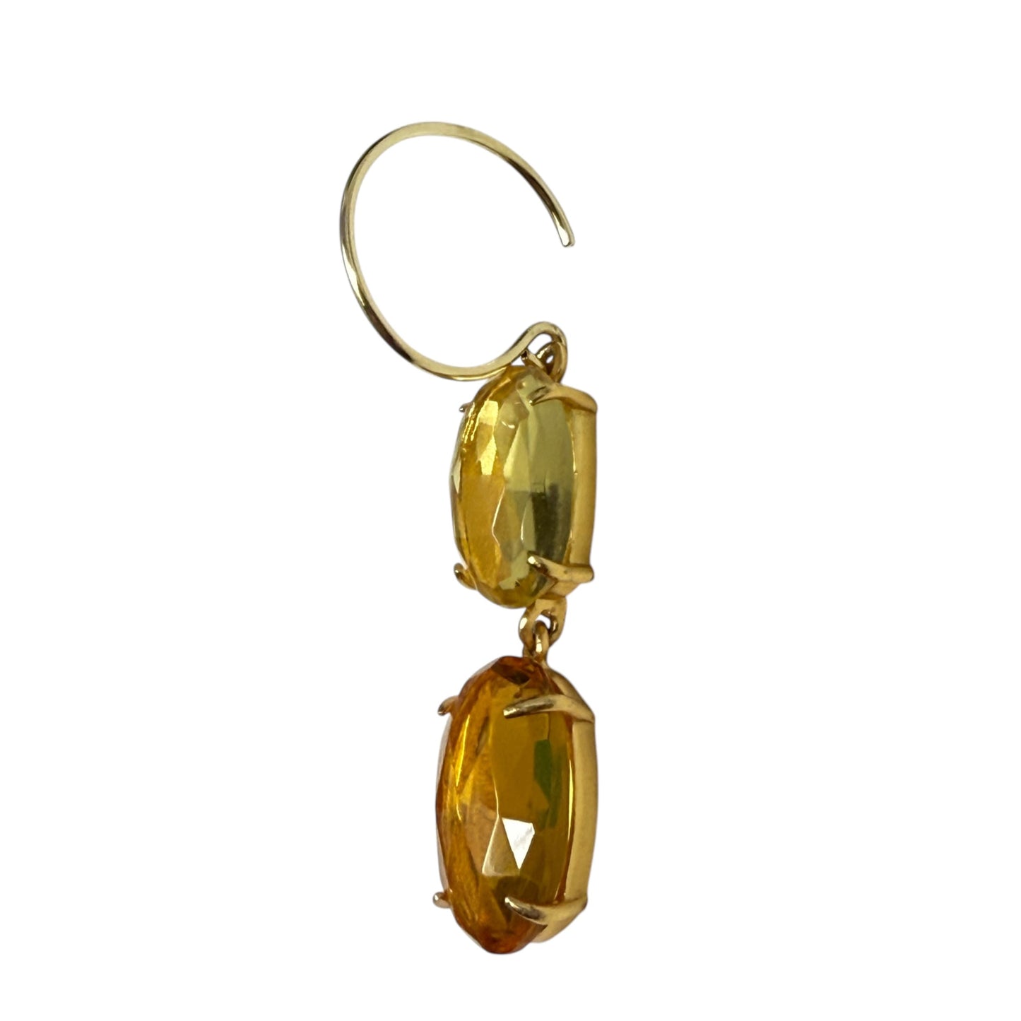 Citrine Drop Earrings By Amelia Rose