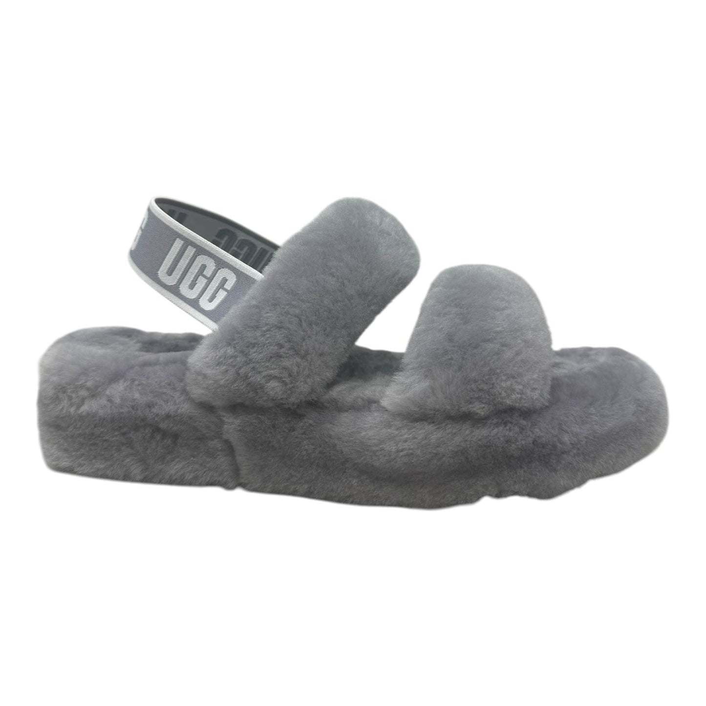 Oh Yeah Slingback Slides Slippers Designer By Ugg In Grey