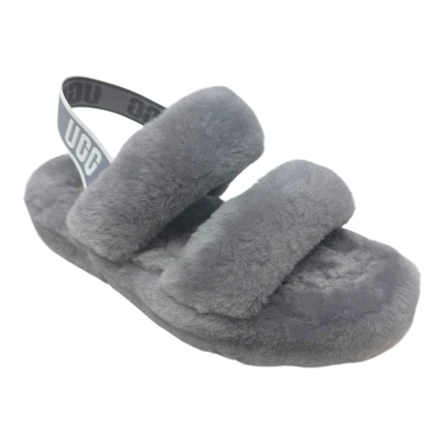 Oh Yeah Slingback Slides Slippers Designer By Ugg In Grey