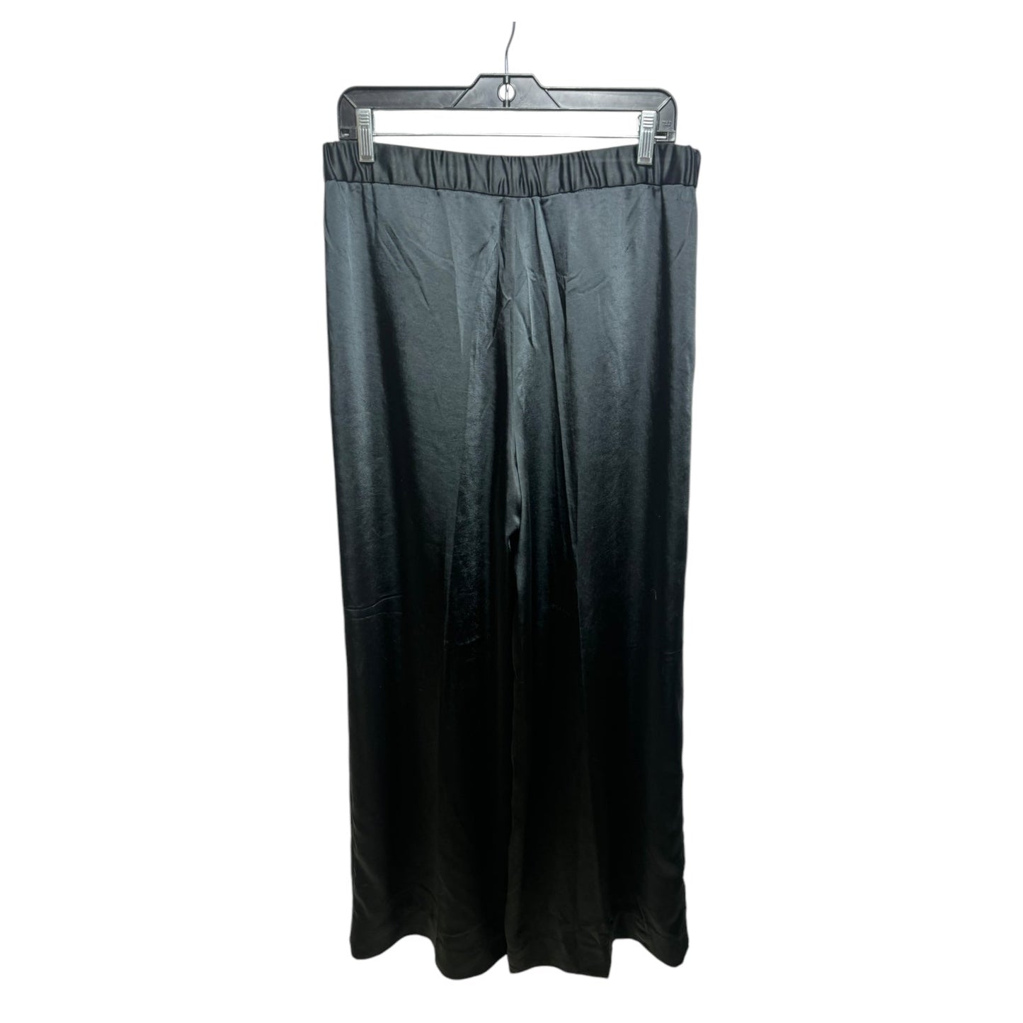 Wide Leg Satin Pants By Banana Republic In Black, Size: 8