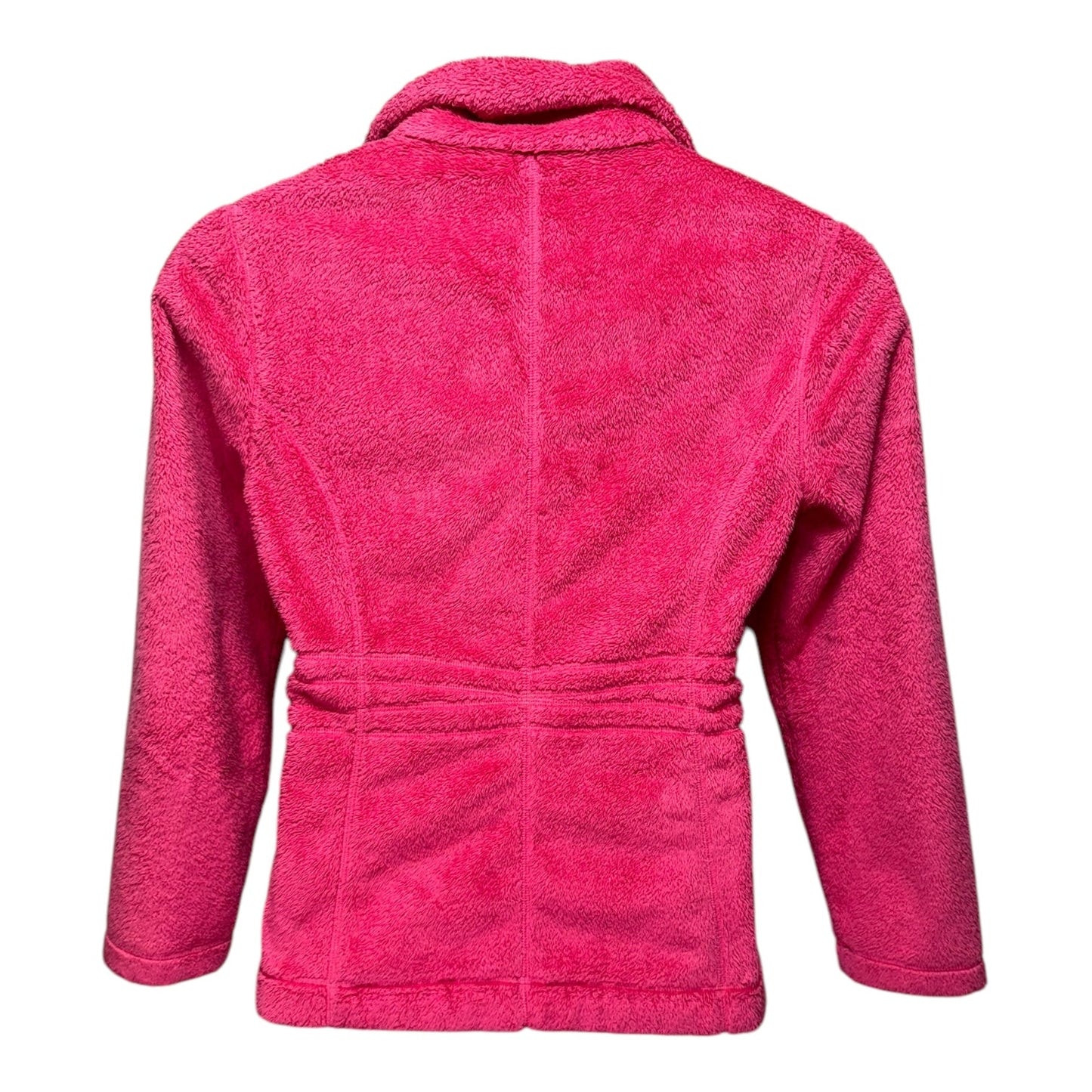 Maddie Full Zip Fleece Jacket Designer By Lilly Pulitzer In Pink, Size: M