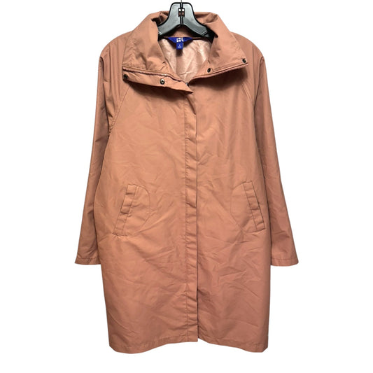 Coat Raincoat By Joy Lab In Peach, Size: S