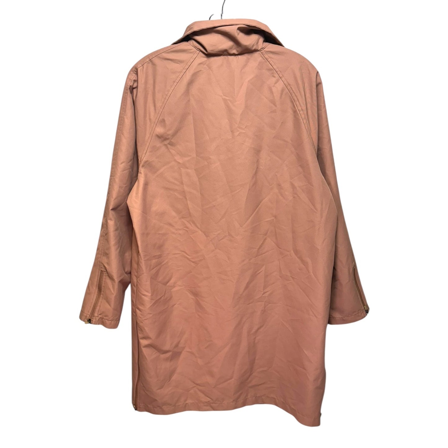 Coat Raincoat By Joy Lab In Peach, Size: S