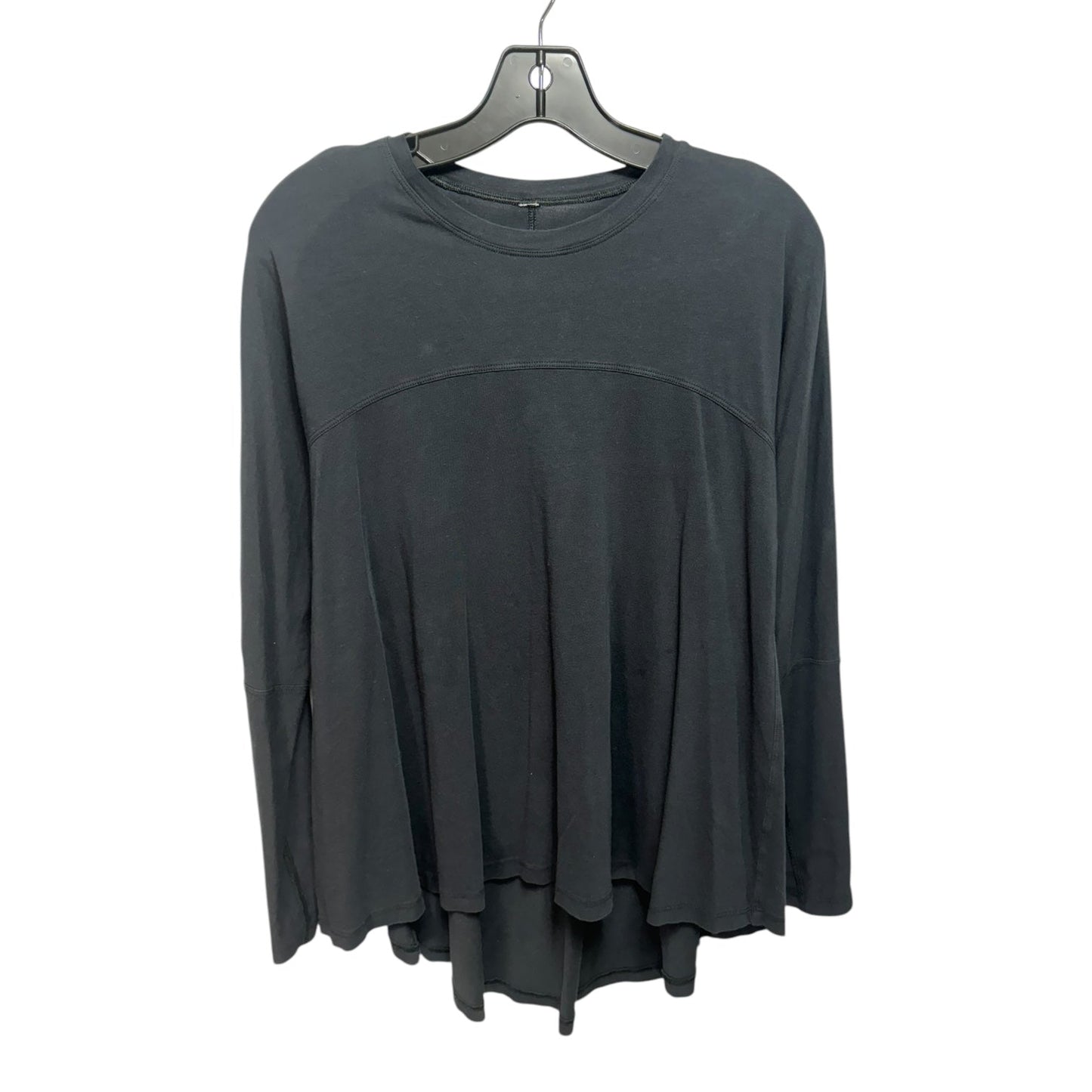 Athletic Top Long Sleeve Crewneck By Lululemon In Black, Size: M