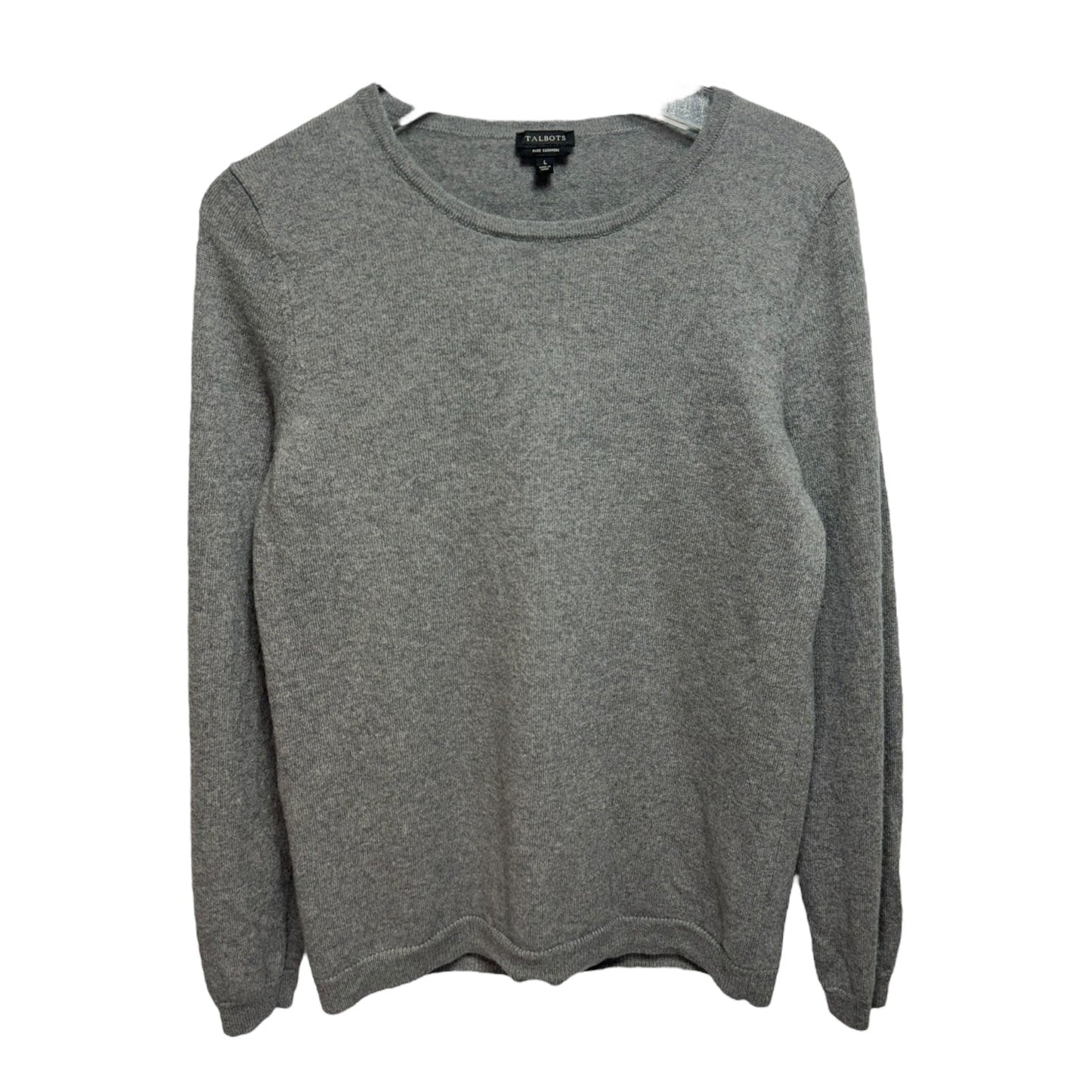 Sweater Cashmere By Talbots In Grey, Size: L