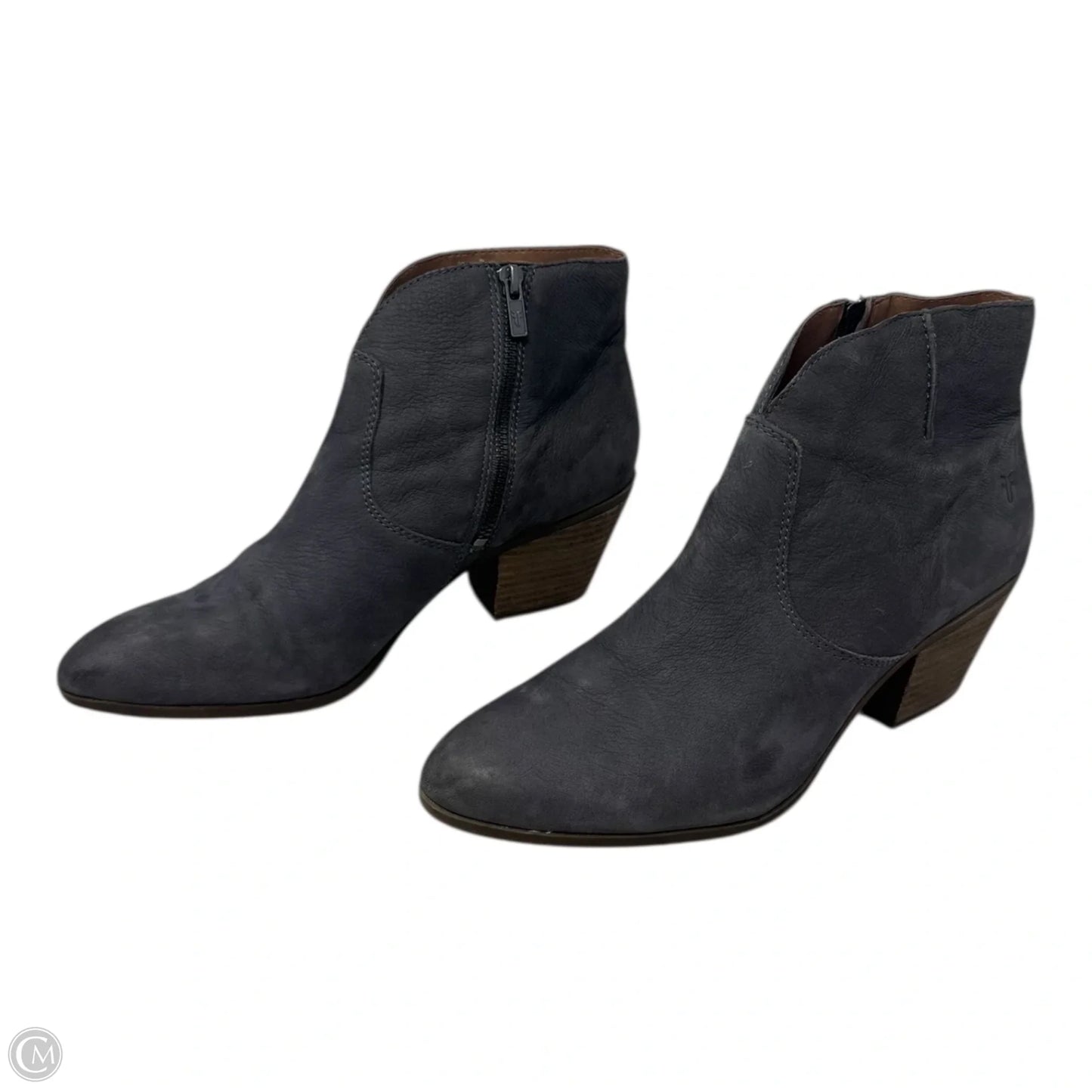 Judith Ankle Boots Designer By Frye In Grey, Size: 10