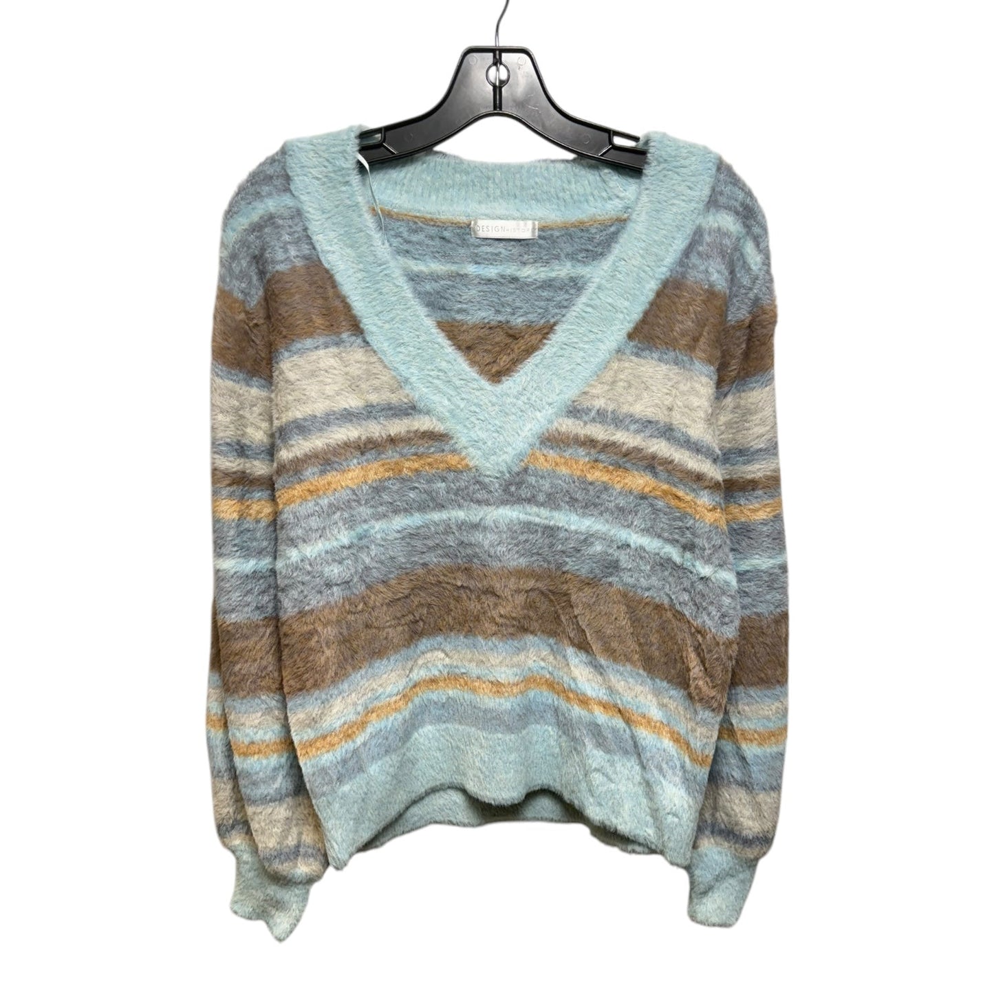 Fuzzy Sweater By Design History In Multi-colored, Size: S