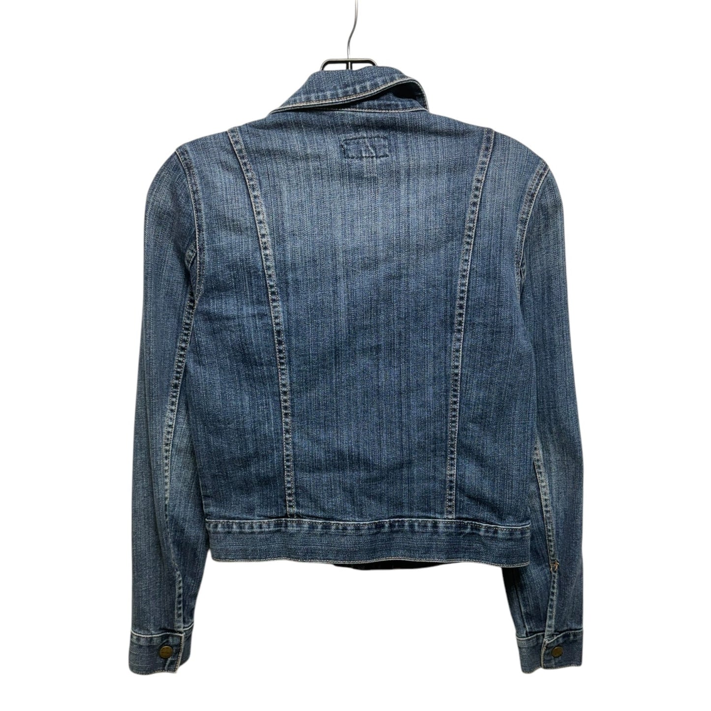 Jacket Denim By Current Elliott In Blue Denim, Size: 0