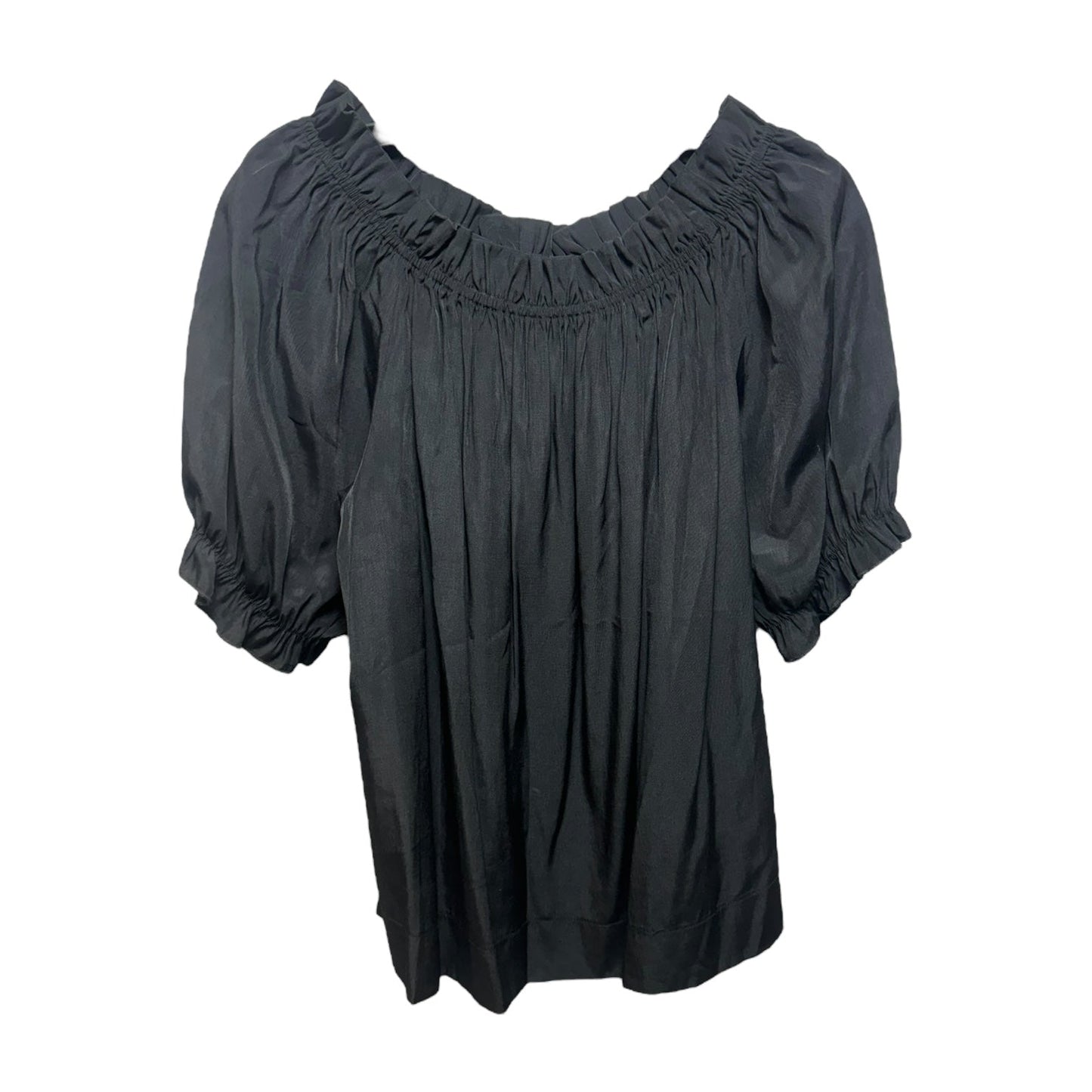 Ibiza Blouse Short Sleeve By Mersea In Black, Size: S