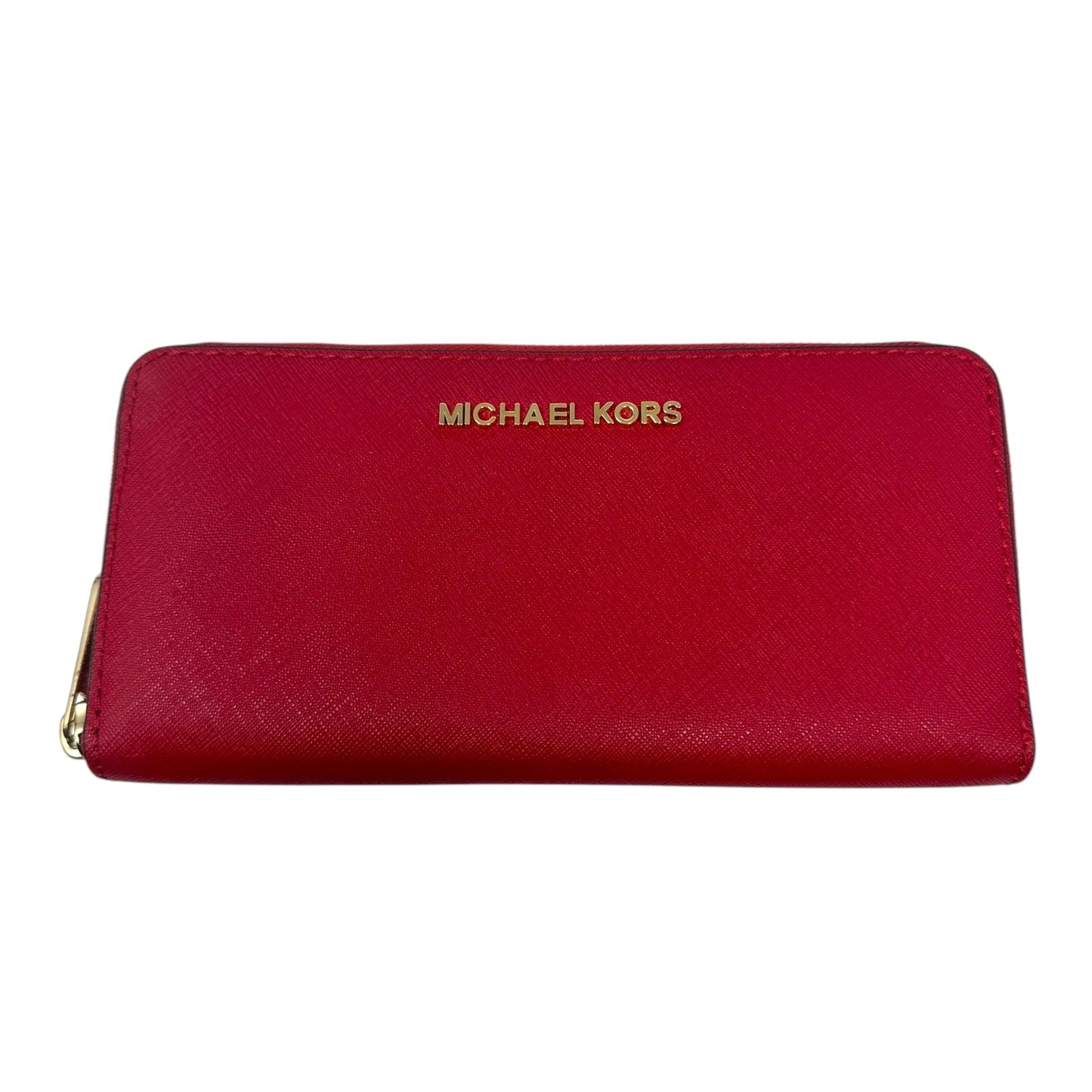 Saffiano Continental Wallet Designer By Michael Kors, Size: Large