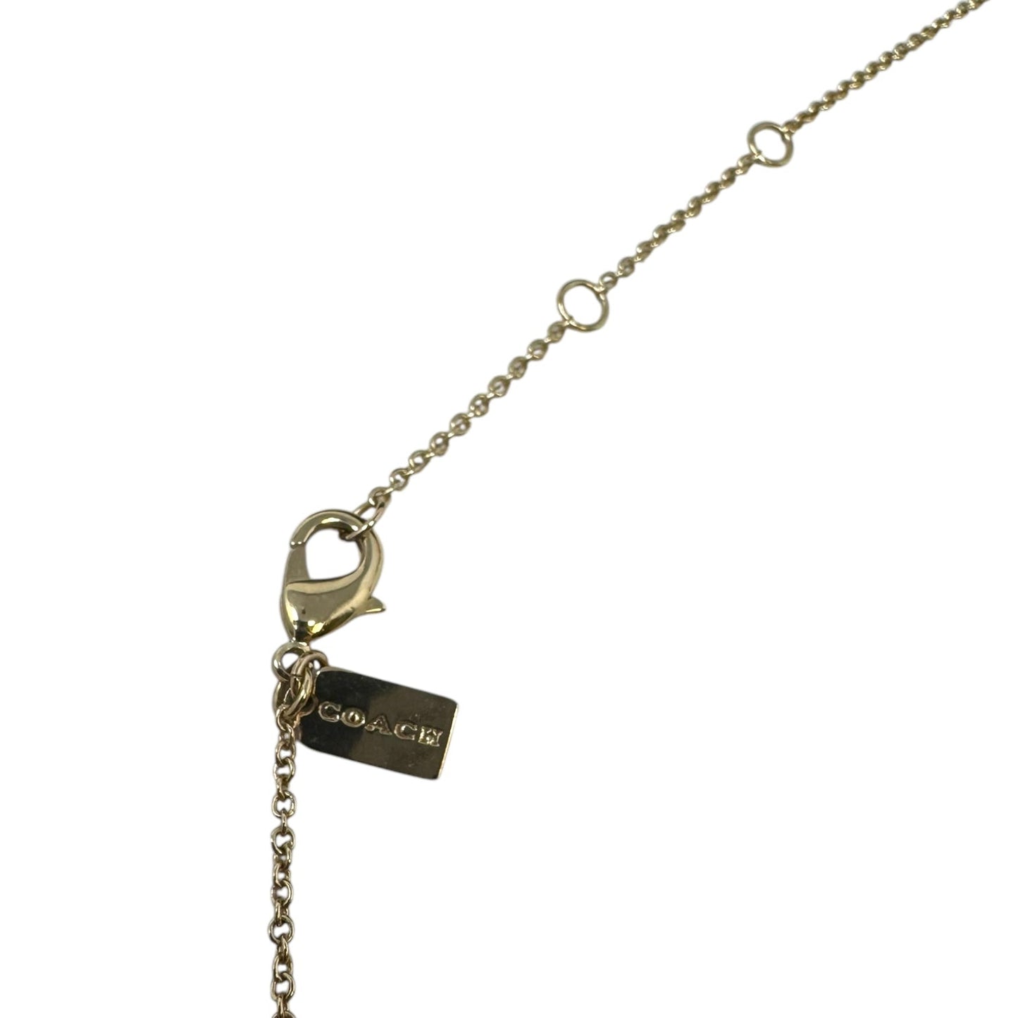 Mini C Chain Necklace Designer By Coach