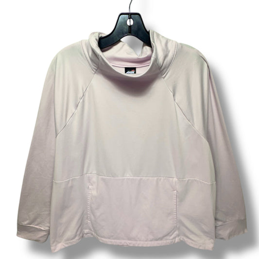 Athletic Sweatshirt Collar By Avia In Pink, Size: 3x