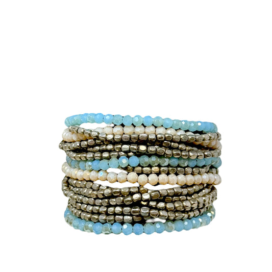 Mixed Stone Layer Bracelet By Nakamol