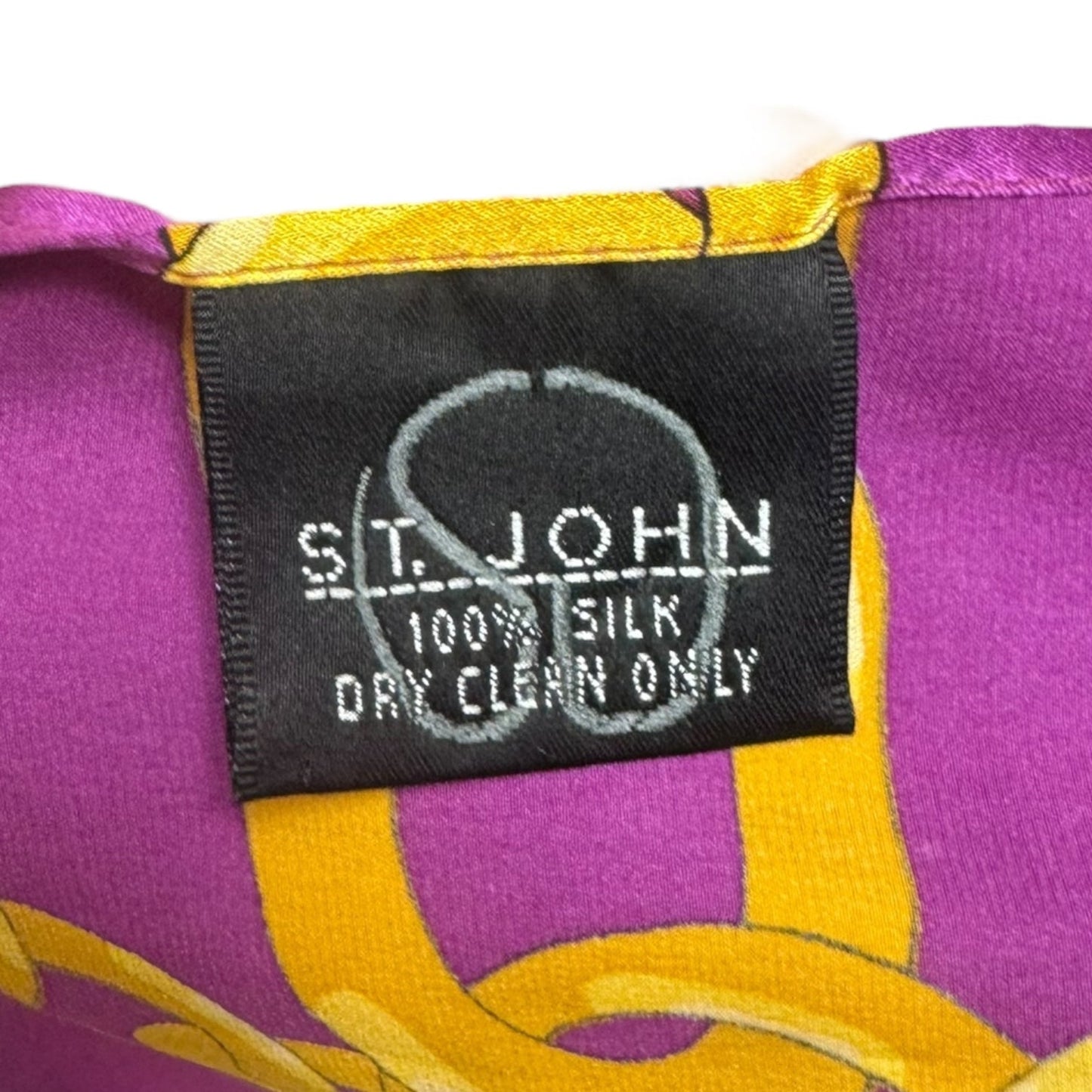 Silk Scarf Luxury Designer By St John Collection