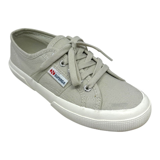 Linu Canvas Shoes Sneakers By Superga In Grey, Size: 6