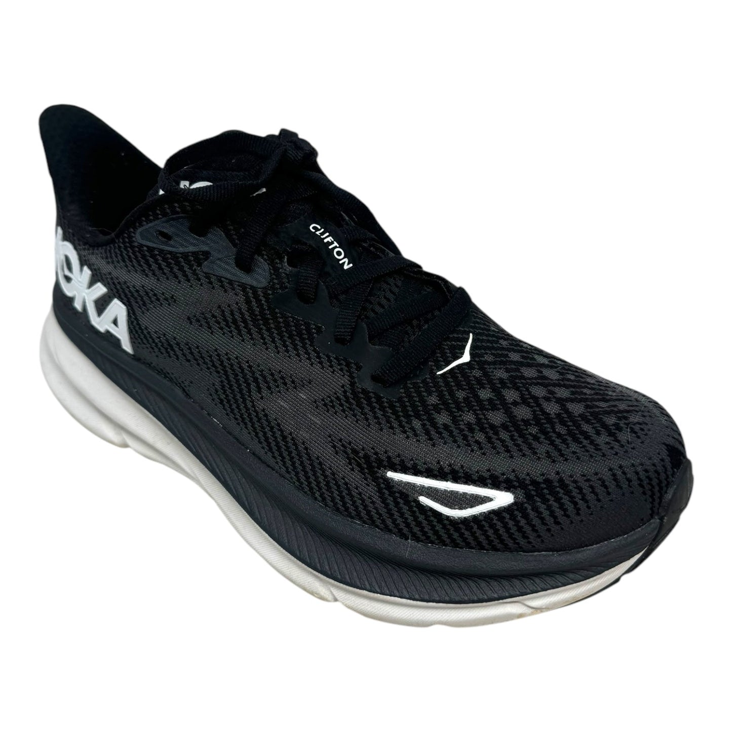 Clifton 9 Running Shoes Athletic By Hoka In Black, Size: 6