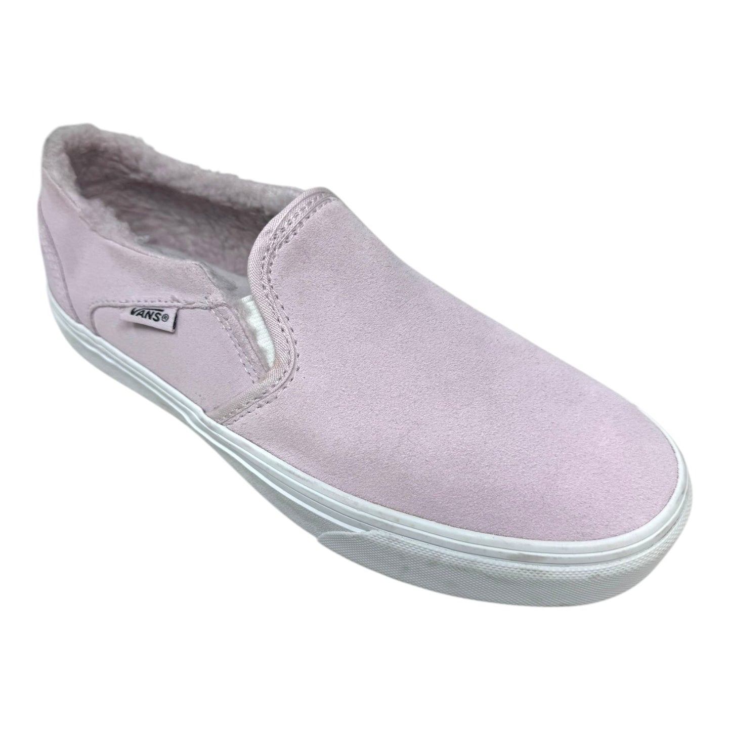 Fur Lined Shoes Sneakers By Vans In Pink, Size: 7.5