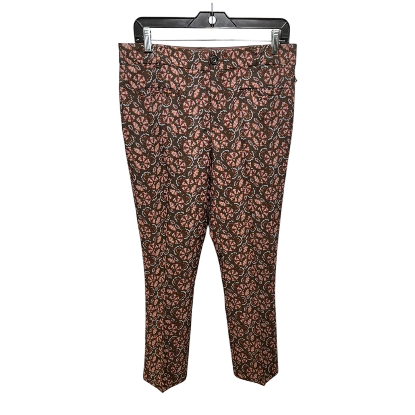 The Essential Slim Trousers By Anthropologie In Multi-colored, Size: 8