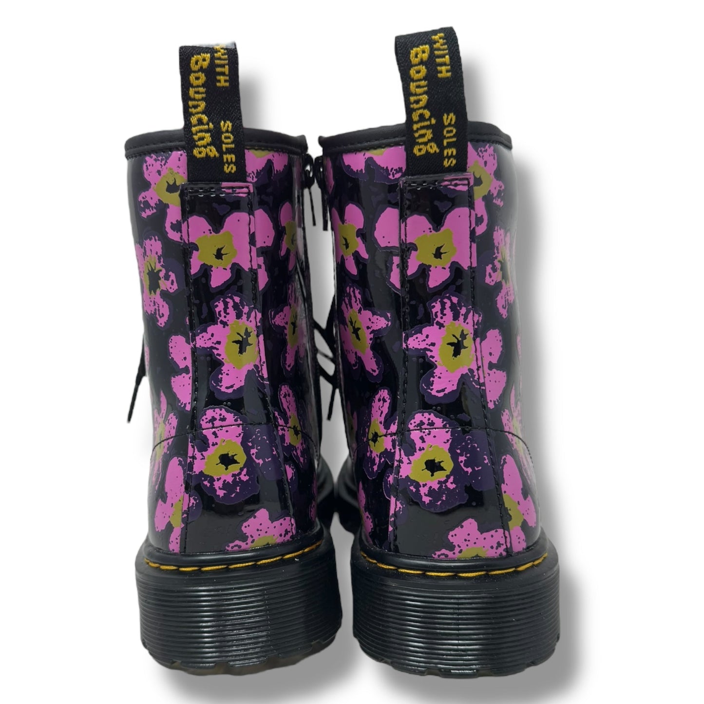 1460 Pansey Fayre Boots Combat By Dr Martens In Floral Print, Size: 7