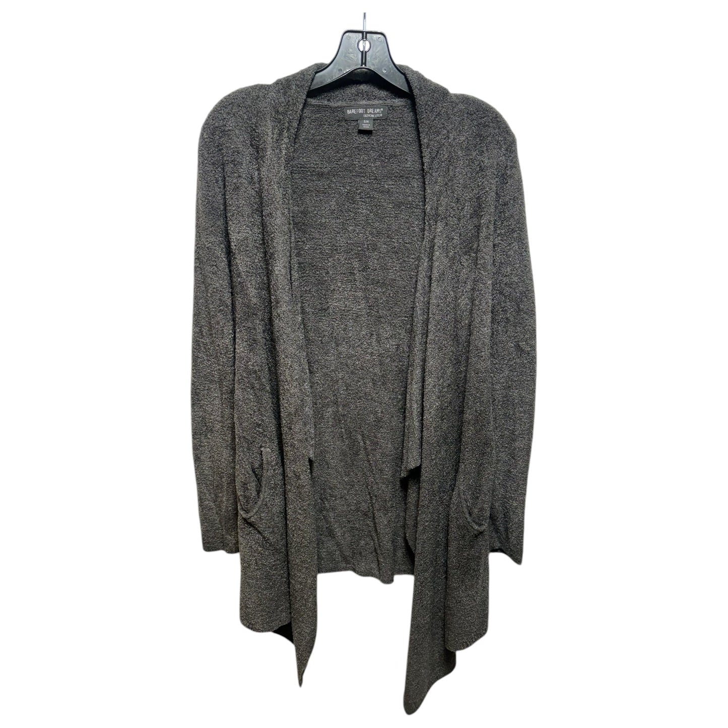 Sweater Cardigan By Barefoot Dreams In Grey, Size: M