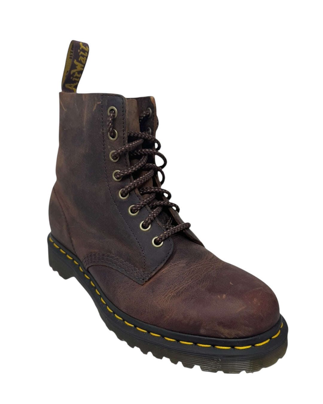 1460 Crazy Horse Combat Boots By Dr Martens In Brown, Size: 9