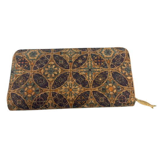 Printed Cork Wallet By Portugal, Size: Medium