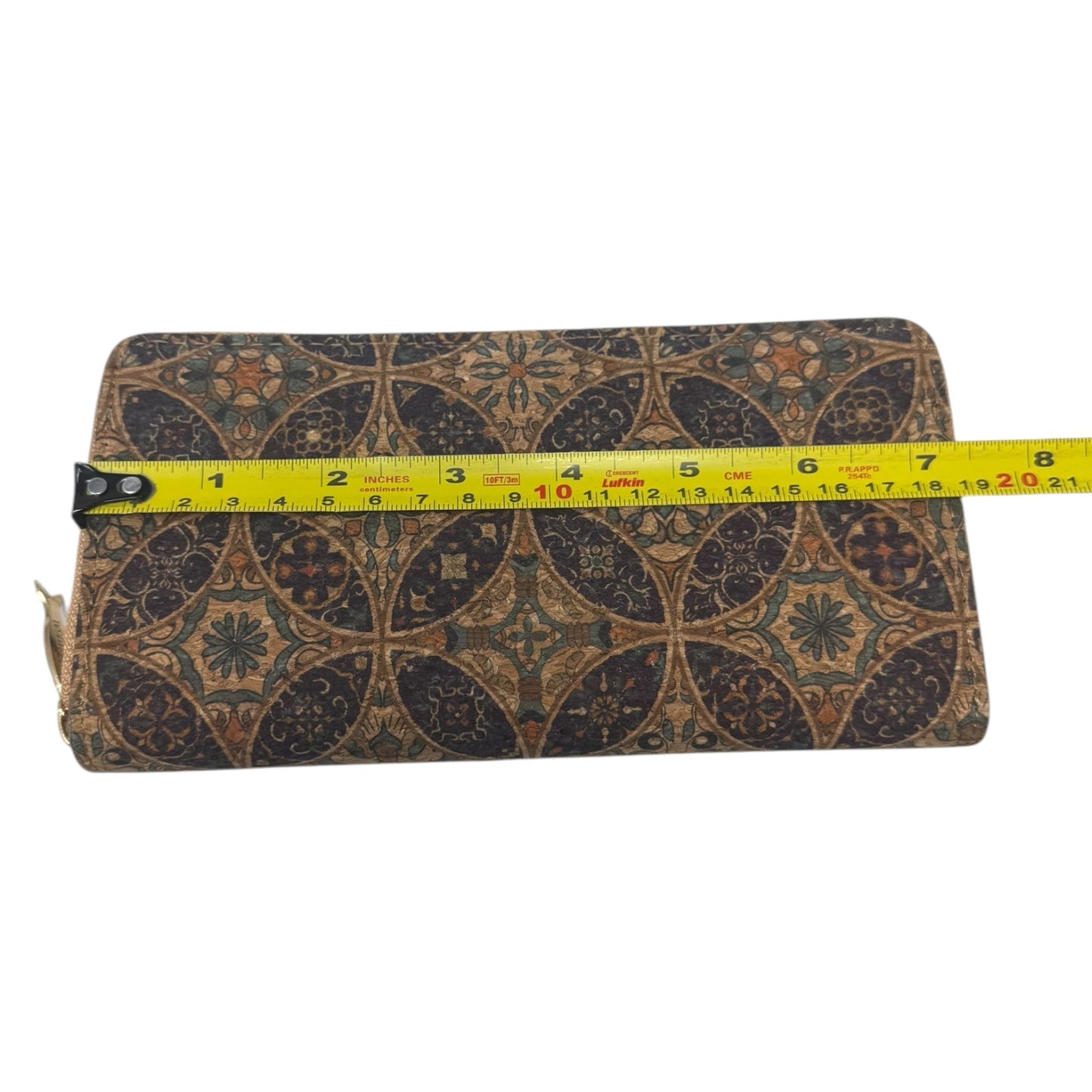 Printed Cork Wallet By Portugal, Size: Medium