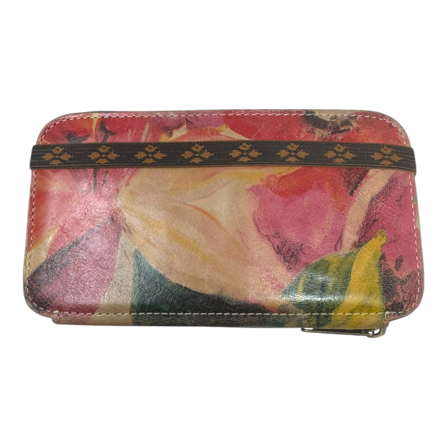 Oria Zip/Flap Wallet By Patricia Nash, Size: Large