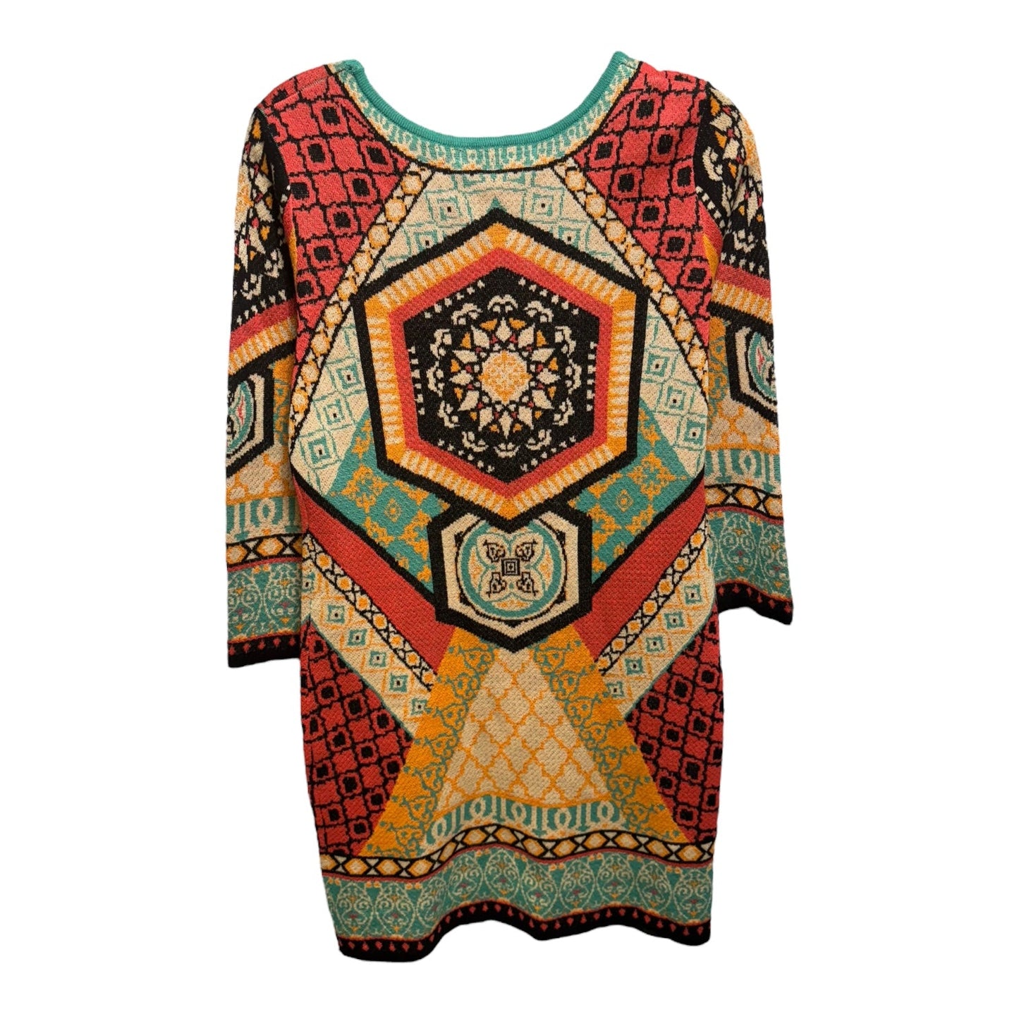 Dress Sweater By Flying Tomato In Multi-colored, Size: L