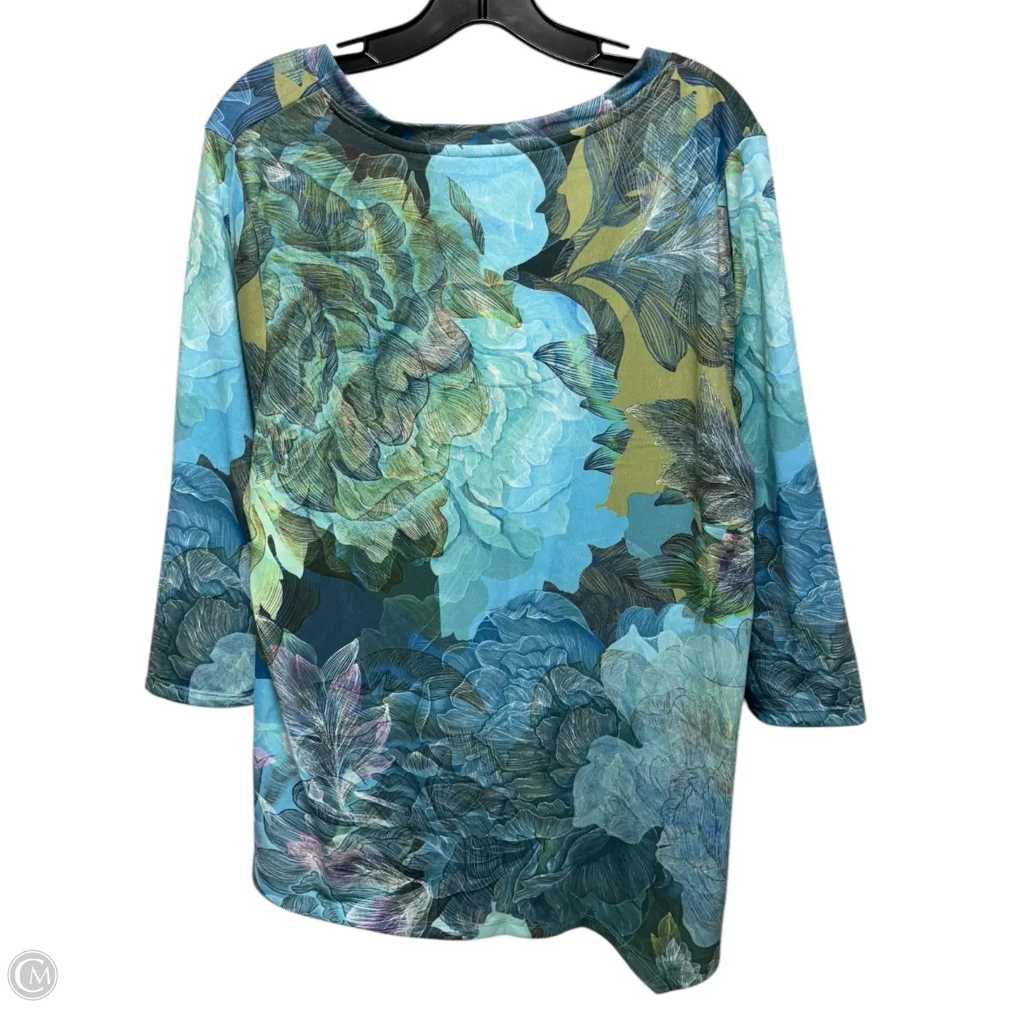 Top Long Sleeve By Soft Surroundings In Multi-colored, Size: Xl