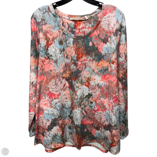 Top Long Sleeve By Soft Surroundings In Multi-colored, Size: Xl